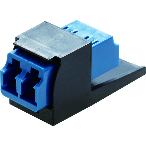 トラスコ中山 パンドウイット 光ファイバーLCアダプタモジュール デュプレックス OS1/OS2 CMDSLCZBL(ご注文単位1個)【直送品】