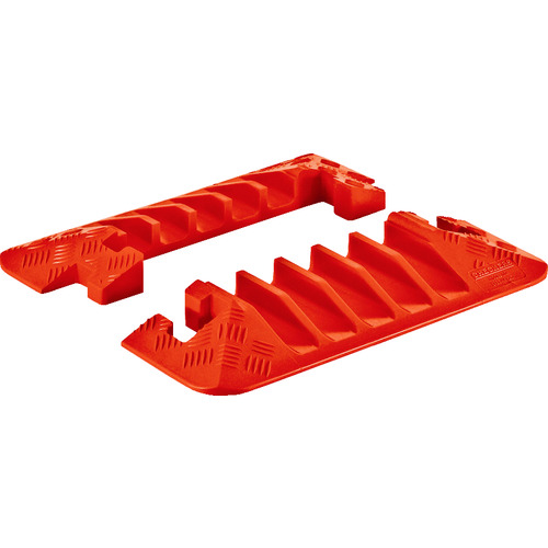 トラスコ中山 CHECKERS ラインバッカー ケーブルプロテクタ 重量型 電線5本 EC(ご注文単位1組)【直送品】