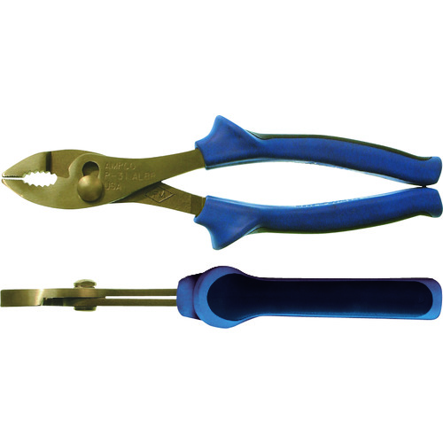 トラスコ中山 Ampcoスイス 防爆プライヤー アジャスタブルコンビネーション 最大口開き25mm 全長205mm(ご注文単位1個)【直送品】