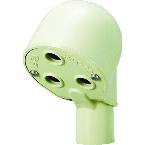トラスコ中山 日動電工 エントランスキャップ22(アイボリー)(ご注文単位1個)【直送品】