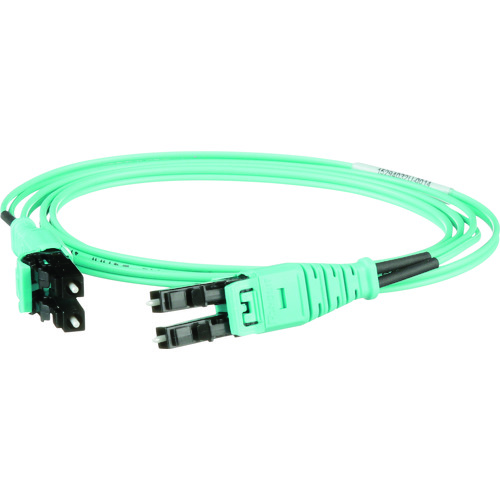 トラスコ中山 パンドウイット プッシュブル式LCデュプレックス光ファイバーパッチコード ライザー OM4 1m 1本入(ご注文単位1本)【直送品】