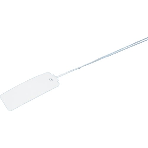 トラスコ中山 未来 カラーエフR (プラスチック製・線名札) 縦×横×厚さ:43×15×1.0mm 20枚入(ご注文単位1袋)【直送品】