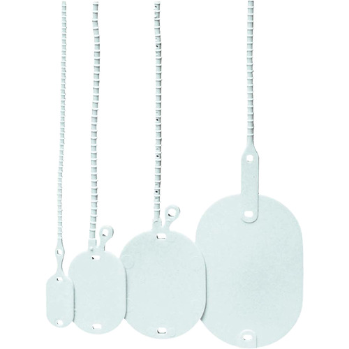 トラスコ中山 未来 ワンタッチカラーエフ (プラスチック製・線名札) 20枚入 139-7031(ご注文単位1袋)【直送品】