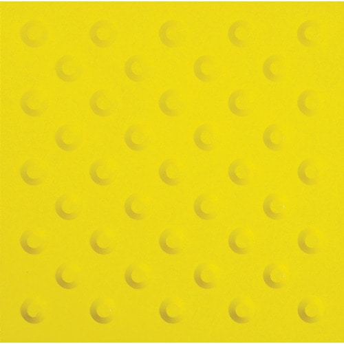 トラスコ中山 光 点字マット 警告タイプ小 300角(ご注文単位1枚)【直送品】