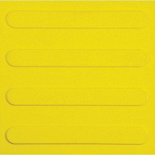 トラスコ中山 光 点字マット 誘導タイプ 300角(ご注文単位1枚)【直送品】