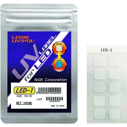 トラスコ中山 日油技研 LED対応 UVラベル 195-3579(ご注文単位1箱)【直送品】