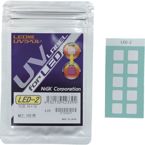 トラスコ中山 日油技研 LED対応 UVラベル 326-7407(ご注文単位1箱)【直送品】