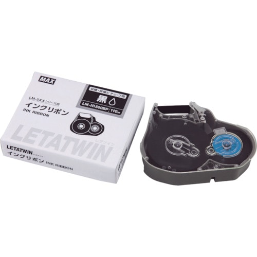 トラスコ中山 MAX チューブマーカー レタツイン 専用インクリボンカセット 855-0354(ご注文単位1個)【直送品】