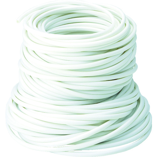 トラスコ中山 MAX チューブマーカー レタツイン チューブ白 内径3.2mm(ご注文単位1巻)【直送品】