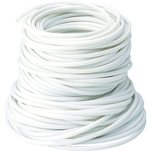 トラスコ中山 MAX チューブマーカー レタツイン チューブ白 内径5.2mm(ご注文単位1巻)【直送品】