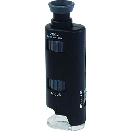 トラスコ中山 KONTEC ポケット顕微鏡(ご注文単位1個)【直送品】