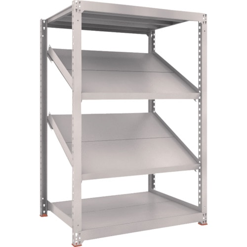 トラスコ中山 株 TRUSCO M3型中量棚 1200X921XH1200 4段 単体 免震樹脂ベース付 ネオグレー M3-4494SFC_NG-NG 期間限定 ポイント10倍 中量ボルトレス棚 M3型 （300kg､高さ1800mm､5段タイプ）単体型