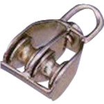 トラスコ中山 水本 ステンレス 豆ブロック2車 参考使用荷重120kgf(ご注文単位1個)【直送品】