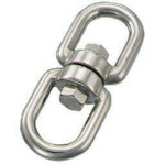 トラスコ中山 水本 ステンレス スイベル 線径6mm長さ66mm(ご注文単位1個)【直送品】