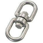 トラスコ中山 水本 ステンレス スイベル 線径8mm長さ90mm(ご注文単位1個)【直送品】