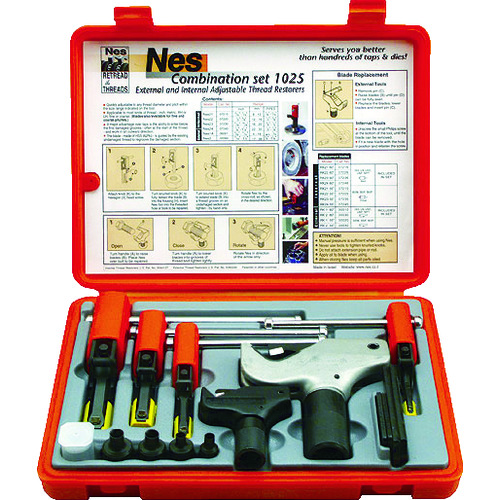 トラスコ中山 NOGA ねじ山修正工具セット 403-5101(ご注文単位1セット)【直送品】
