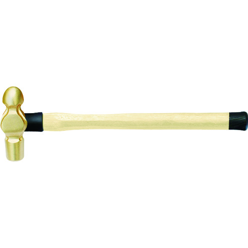 トラスコ中山 バーコ 防爆ハンマー ノンスパーキングボールハンマー 頭長102mm 頭径27mm(ご注文単位1本)【直送品】