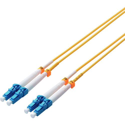 トラスコ中山 エレコム 光ファイバーケーブル シングルモード LC-LC 1m(ご注文単位1本)【直送品】