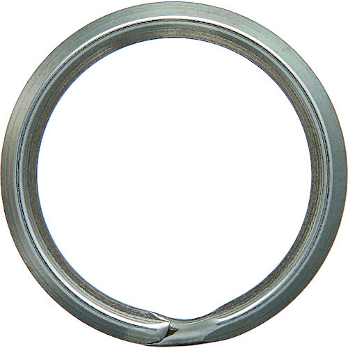 トラスコ中山 ニッサチェイン ニッケルキーリング22mm(15個入)(ご注文単位1パック)【直送品】