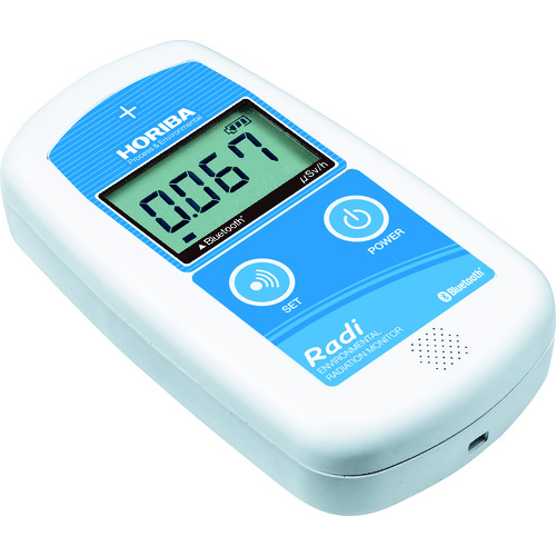 トラスコ中山 堀場 放射線モニター(シンチレーション式)測定範囲0.001~19.99(μSV/h)(ご注文単位1個)【直送品】