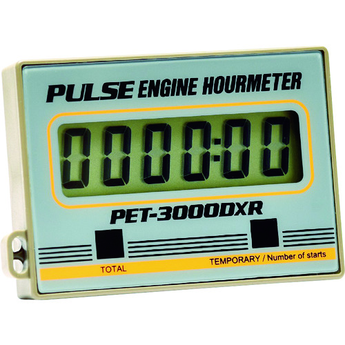 トラスコ中山 OPPAMA パルスエンジンアワーメータ PET-3000DXR(ご注文単位1個)【直送品】
