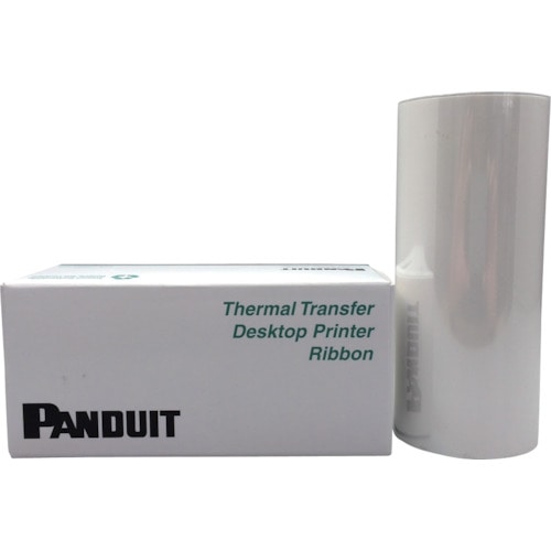 トラスコ中山 パンドウイット 熱転写プリンタ用インクリボン レジン 白 814-6529(ご注文単位1個)【直送品】