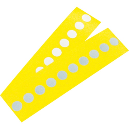 トラスコ中山 SHINOHARA 補修シート 丸型 φ12 5Y7/1色(ご注文単位1袋)【直送品】