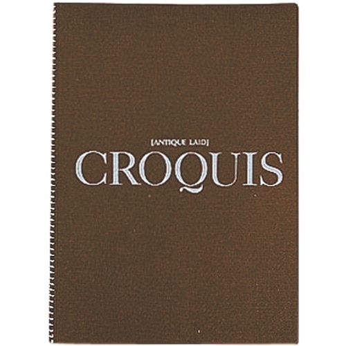 トラスコ中山 マルマン A4 クロッキー アンチークレイド紙(ご注文単位1冊)【直送品】