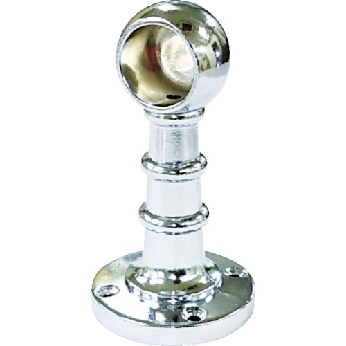 トラスコ中山 NewHikari クローム首長ブラケット Φ25 止(ご注文単位1個)【直送品】