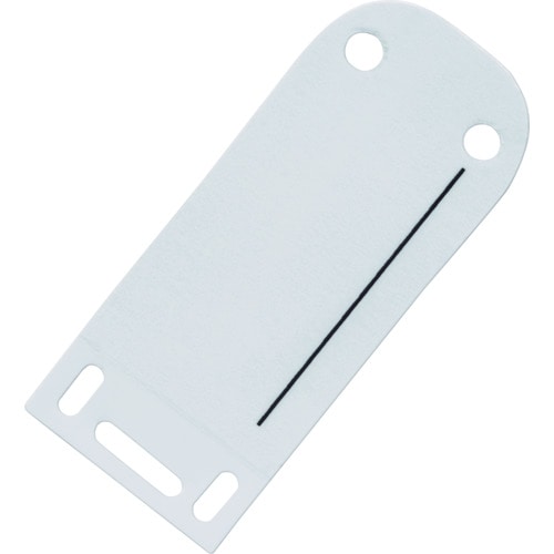 トラスコ中山 パンドウイット ラベルホルダー 白 (25個入)(ご注文単位1袋)【直送品】