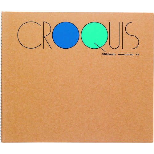 トラスコ中山 マルマン ノート クロッキー 白クロッキー212×242 Sサイズ(ご注文単位1冊)【直送品】