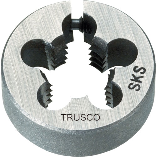 トラスコ中山 TRUSCO 丸ダイス SKS ユニファイ並目 50径 3/4UNC10(ご注文単位1個)【直送品】
