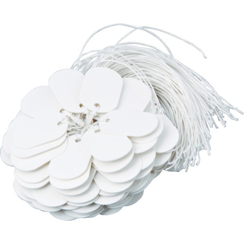 トラスコ中山 TRUSCO 線名札 小判型 20X30mm 100枚入(ご注文単位1袋)【直送品】