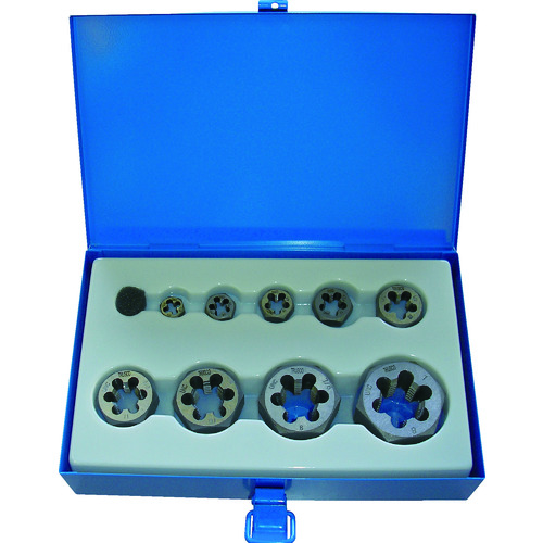 トラスコ中山 TRUSCO 六角サラエナットダイスユニファイ並目ねじセット(ご注文単位1セット)【直送品】