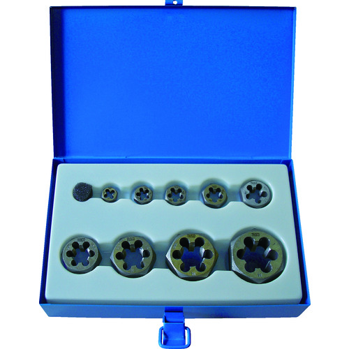 トラスコ中山 TRUSCO 六角サラエナットダイスユニファイ細目ねじセット(ご注文単位1セット)【直送品】