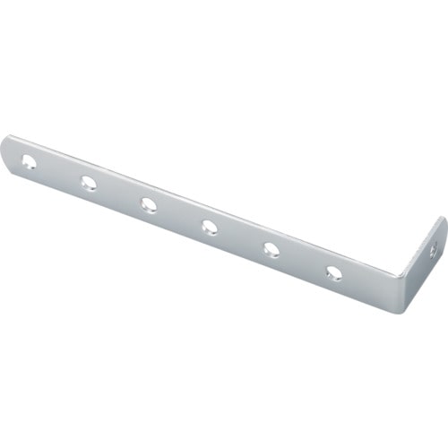 トラスコ中山 TRUSCO ジョイント金具19型L クロム 寸法164X39 穴数7(ご注文単位1個)【直送品】