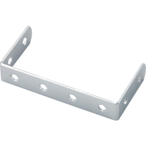 トラスコ中山 TRUSCO ジョイント金具19型U クロム 寸法102X52 穴数8(ご注文単位1個)【直送品】