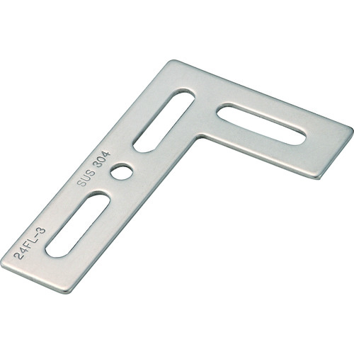 トラスコ中山 TRUSCO ジョイント金具24型フラット ステン寸法100X65 穴数4(ご注文単位1個)【直送品】