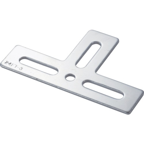 トラスコ中山 TRUSCO ジョイント金具24型フラット クロム 寸法100X64 穴数4(ご注文単位1個)【直送品】