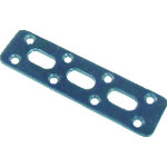 トラスコ中山 TRUSCO ジョイント金具25型フラット 黒 25X94(ご注文単位1個)【直送品】