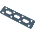 トラスコ中山 TRUSCO ジョイント金具25型フラット 黒 25X194(ご注文単位1個)【直送品】