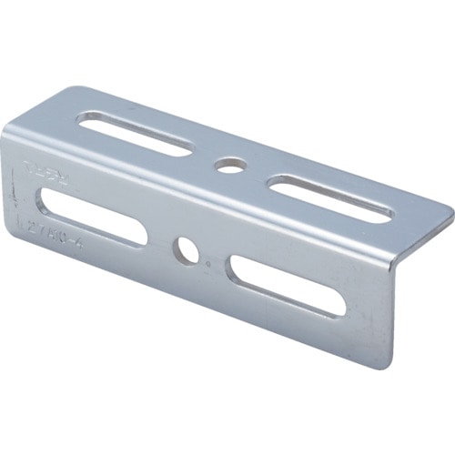 トラスコ中山 TRUSCO ジョイント金具27型L クロム 寸法100X27 穴数6(ご注文単位1個)【直送品】