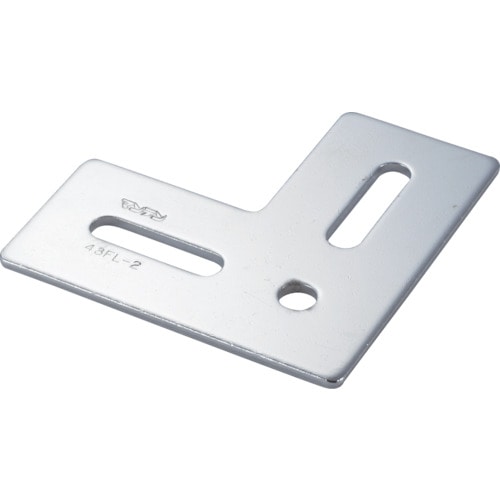 トラスコ中山 TRUSCO ジョイント金具43型フラット クロム 寸法90X90 穴数3(ご注文単位1個)【直送品】