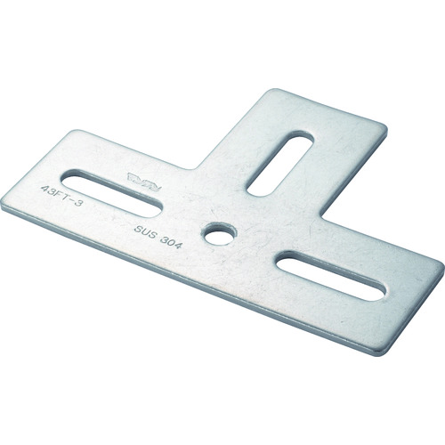 トラスコ中山 TRUSCO ジョイント金具43型フラット ステンレス 寸法130X93 穴数4(ご注文単位1個)【直送品】