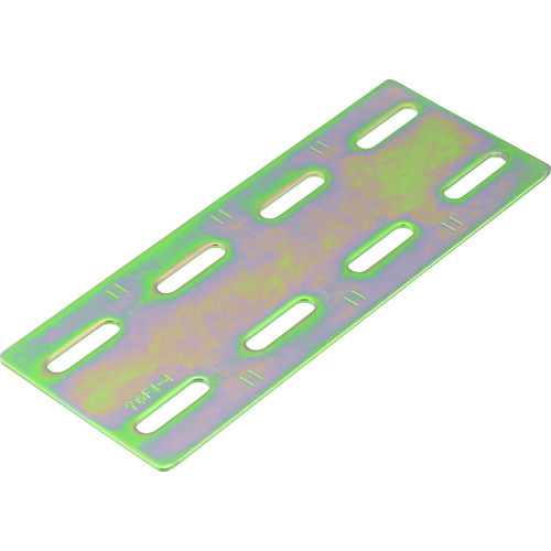 トラスコ中山 TRUSCO ジョイント金具76型フラット クロメート 76X95 穴数4(ご注文単位1個)【直送品】