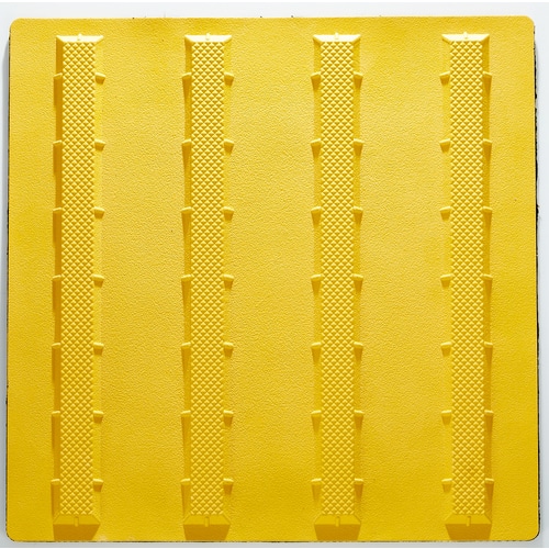 トラスコ中山 TRUSCO 点字マット 300角ラインタイプ(ご注文単位1枚)【直送品】