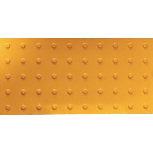トラスコ中山 TRUSCO 点字マット2連タイプ300mmx600mm(警告タイプ)(ご注文単位1枚)【直送品】