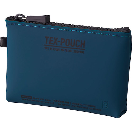 トラスコ中山 キングジム TEX-POUCH MINI ネイ(ご注文単位1冊)【直送品】