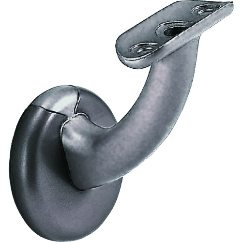 トラスコ中山 MK D-261 32・35Φ兼用脱着式壁半受ブラケット(カバー式) ブラウン(ご注文単位 1個)【直送品】