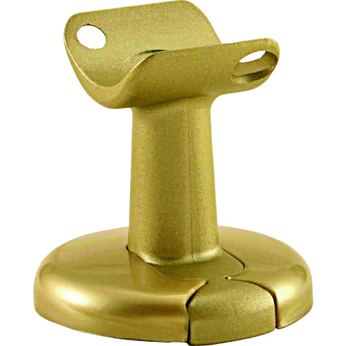 トラスコ中山 MK D-262 32・35Φ兼用脱着式直半受ブラケット(カバー式) ゴールド(ご注文単位 1個)【直送品】